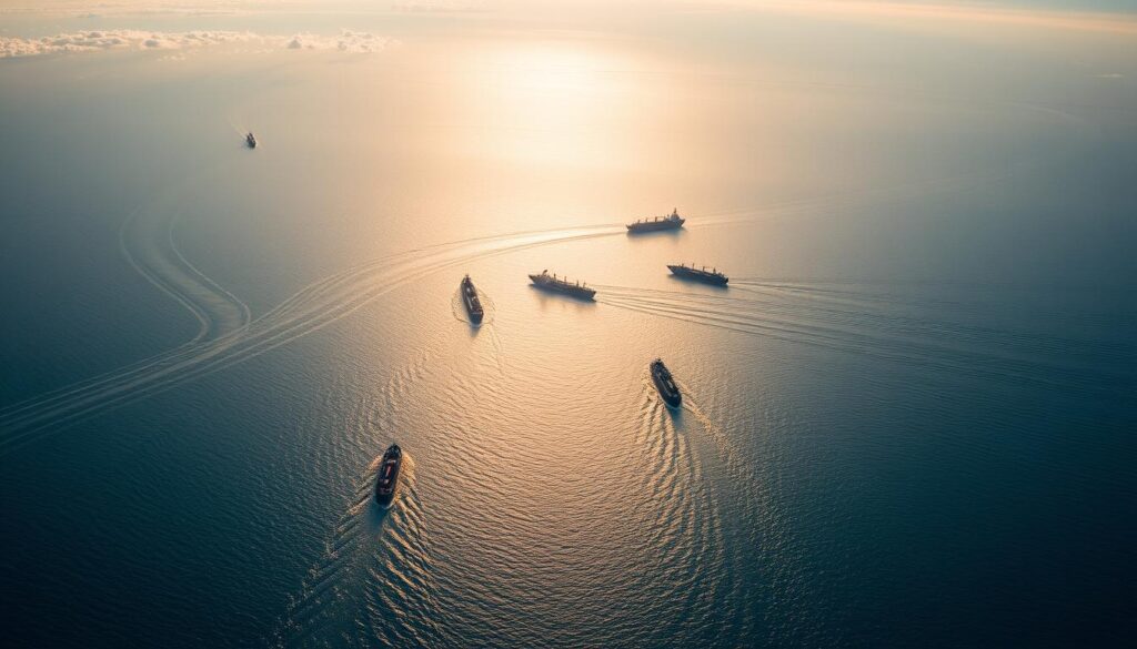 rotas marítimas do Mar do Sul da China