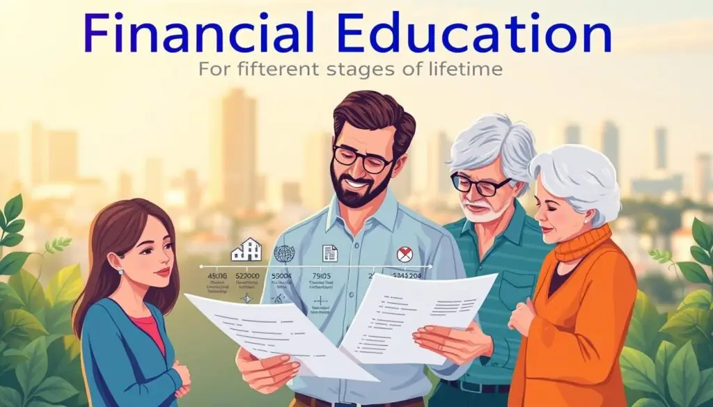 educação financeira para diferentes fases da vida